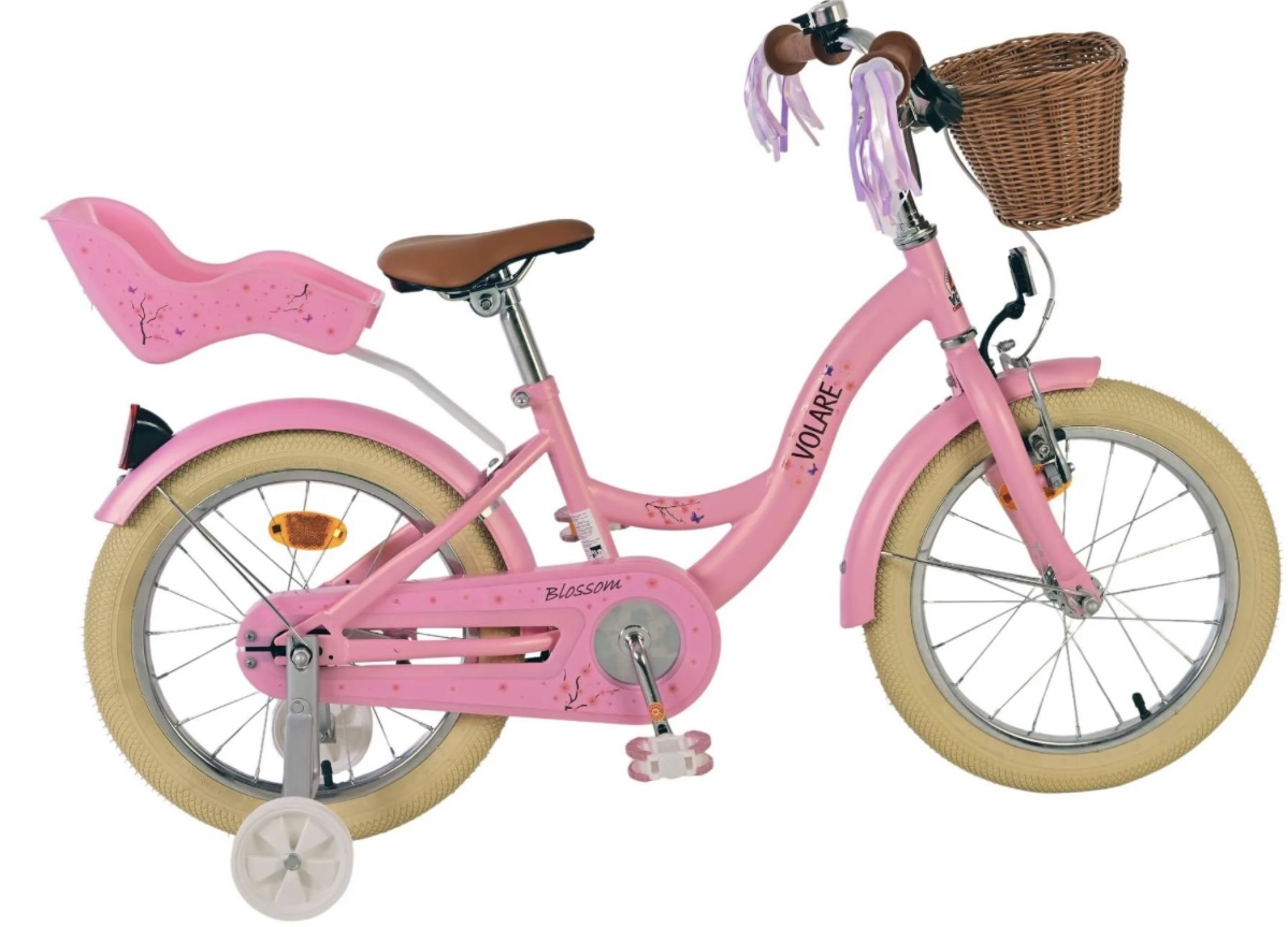 Volare Blossom Kinderfiets - Meisjes - 16 inch - Roze