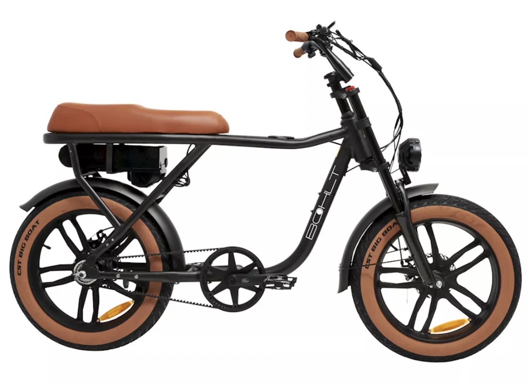 FATBIKE BOHLT REBEL GATES BELT DRIVE 36V 17,4 AH ACCU ACTIERADIUS 65-80KM